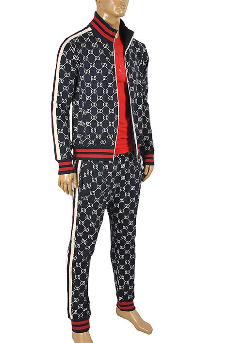 gucci jumpsuit mens free shipping|Gucci jogging suit for men.